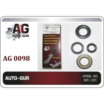 Ремкомплект рулевой рейки NISSAN MAXIMA A33 2000-2006 (сальники оригинал) <b>AUTO-GUR AG0098</b>