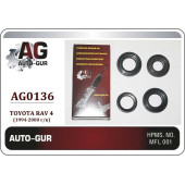 Ремкомплект рулевой рейки TOYOTA RAV 4 1994-2000 (сальники оригинал) <b>AUTO-GUR AG0136</b>