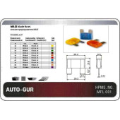 Предохранитель флажковый MAXI 25A черный (евро стандарт) <b>AUTO-GUR AGFX25A</b>