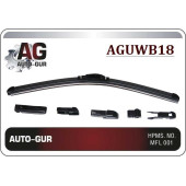 Щетка стеклоочистителя бескаркасная 18' 450 MM LEDO картон упаковка <b>AUTO-GUR AGUWB18</b>