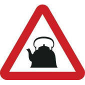 Наклейка знак чайник 13*13 (качественная пленка и печать) <b>AUTO-GUR AGZNAK18</b>