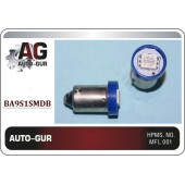 Лампа светодиодная BA9S 1SMD син <b>AUTO-GUR BA9S1SMDB</b>