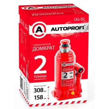 Домкрат гидравлический 2т Autoprofi DG-02 (158-308мм)-2