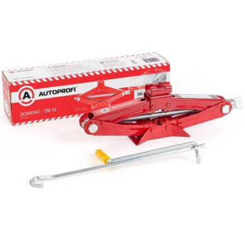 Домкрат механический ромбический 1,5т Autoprofi DV-15 (100-390мм)-1