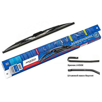 Щетка стеклоочистителя каркасная 525мм (21'') AVANTECH Aerodynamic A-21