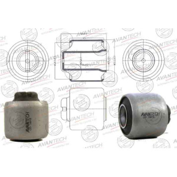 Сайлентблок подвески AVANTECH ASB0208