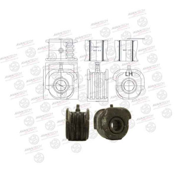 Сайлентблок подвески AVANTECH ASB0503