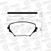 Колодки тормозные дисковые передние AVANTECH AV261