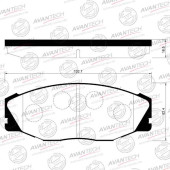 Колодки тормозные дисковые передние AVANTECH AV399