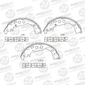 Колодки тормозные барабанные задние AVANTECH AVS0103