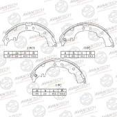Колодки тормозные барабанные задние AVANTECH AVS0105