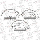 Колодки тормозные барабанные задние AVANTECH AVS0210