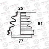 Пыльник привода AVANTECH BD0102
