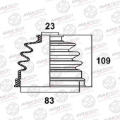 Пыльник привода AVANTECH BD0201