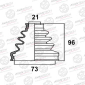 Пыльник привода AVANTECH BD0302