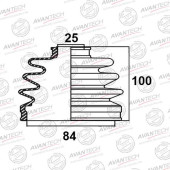 Пыльник привода AVANTECH BD0509