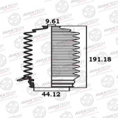 Пыльник рулевой системы AVANTECH BS0301