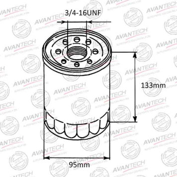 Фильтр масляный AVANTECH OF0106-1