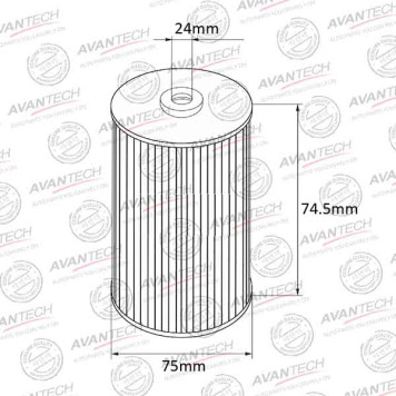 Фильтр масляный AVANTECH OF0210-1
