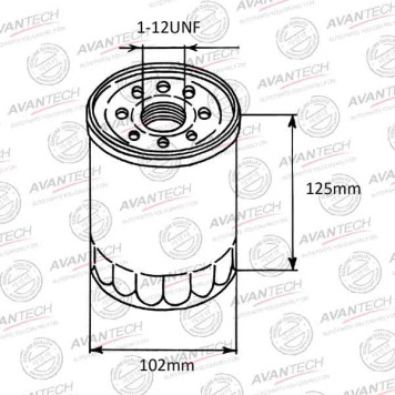 Фильтр масляный AVANTECH OF0510-1