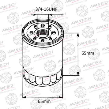 Фильтр масляный AVANTECH OF0704-1