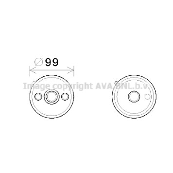 Радиатор масляный <b>AVA QUALITY COOLING VN3358</b>