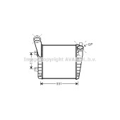 Охладитель наддувочного воздуха <b>AVA QUALITY COOLING VNA4234</b>