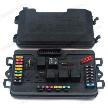 Блок предохранителей ВАЗ 2108, 2115 инж. флажк. (361.3722М/) <b>АВАР 367.3722 М</b>