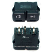 Выключатель света 2115, Шеви Нива, ВАЗ 2110 н.о. /2-х клавишный/ <b>АВАР 882.3709М</b>