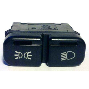 Выключатель света и габаритов ВАЗ 2115, 2110 нов.обр., 2123 2-клавишный АВАР 883.3709М (2114-3709600-1