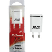 Зарядное устройство/адаптер AVS UT-711 сеть 220V -> USB (1,2Ah)