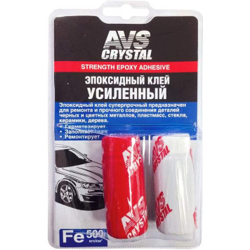 Клей эпоксидный 2-компонентный AVS AVK-129 (60г) высокопрочный