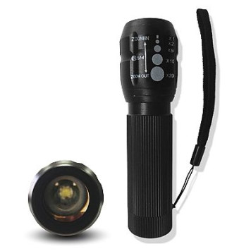 Фонарь светодиодный AVS ALZ-1C (1 диод Cree XPE 120Lm, 3 режима, фокусировка, алюминиевый корпус)