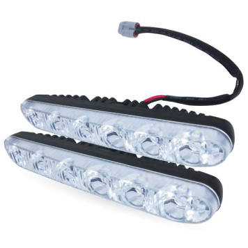 Дневные ходовые огни (DRL) AVS DL-6B (6W, 6 светодиодов х 2шт)