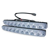 Дневные ходовые огни (DRL) AVS DL-9A (9W = 9 светодиодов 1W) 2шт 