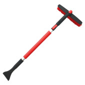 Щетка для уборки снега + скребок AVS SB-6330 телескоп (90-130см) с поворотной головой