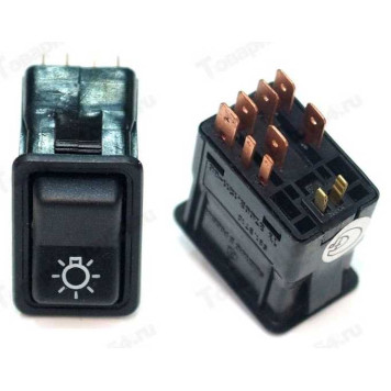 Выключатель света ВАЗ 2108, 2109 (клавиша) <b>Автоарматура 581.3710</b>