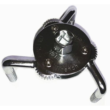 Съемник масляного фильтра "краб" АвтоДело 3/8", 65-110мм