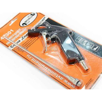 Пистолет для продувки сжатым воздухом с удлинителем 20см АВТОДЕЛО 42301-2