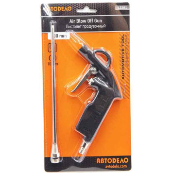 Пистолет для продувки сжатым воздухом с удлинителем 20см АВТОДЕЛО 42301
