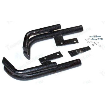 Защита бампера ВАЗ 2123 Шеви Нива заднего 'двойные уголки' <b>АВТОГЛУШИТЕЛЬ АК 001556</b>