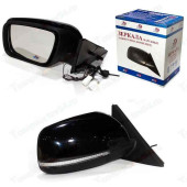 Зеркало заднего вида наружное ВАЗ 2170 Приора механическое, обогрев, поворотник бегущий Люкс (комплект 2шт) <b>АВТОТЕХПРОМ 21700-8201050/51 мех,об,пов</b>