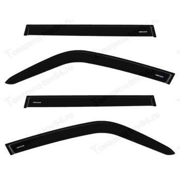 Ветровики (дефлекторы) для дверей ВАЗ 2123 Шевроле-Нива VORON GLASS самоклеящиеся <b>AZARD ДЕФ00274</b>