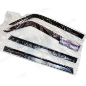 Ветровики (дефлекторы) для дверей ВАЗ 2104 самоклеящиеся (компл.4шт) <b>AZARD DEF00893</b>