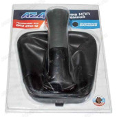 Ручка рычага КПП ВАЗ 2110 с чехлом и рамкой (искуств.кожа) серый <b>AZARD КПП00023</b>