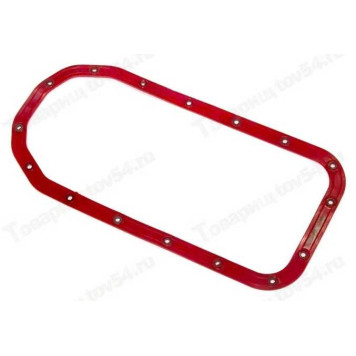 Прокладка картера ВАЗ 2108 красн. силик усил шайбами A-sport <b>Балаково 2108-1009070КРсилA-sport</b>