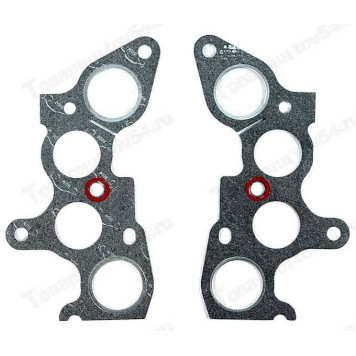 Прокладка коллектора ВАЗ 21083 с кольцами и герметиком (2шт) <b>БЦМ 21083-1008081</b>-1