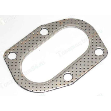 Прокладка приемной трубы ВАЗ 2123 жесть перфорированная <b>БЦМ 2123-02П</b>