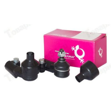 Наконечники рулевые ВАЗ 2190 Гранта наружные 2шт с крепежом <b>БЕЛМАГ BM.9519</b> (2190-3414056 / 2110-3414056 + 2190-3414057 / 2110-3414057)