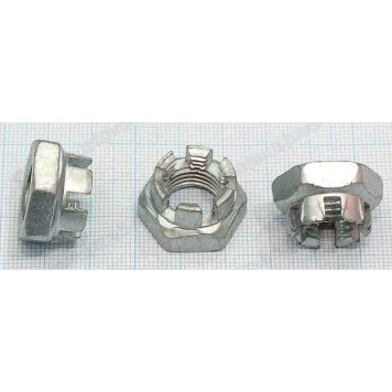 Гайка М14*1,5 рулевой тяги корончатая ВАЗ 2101 <b>БелЗАН 10793411</b>